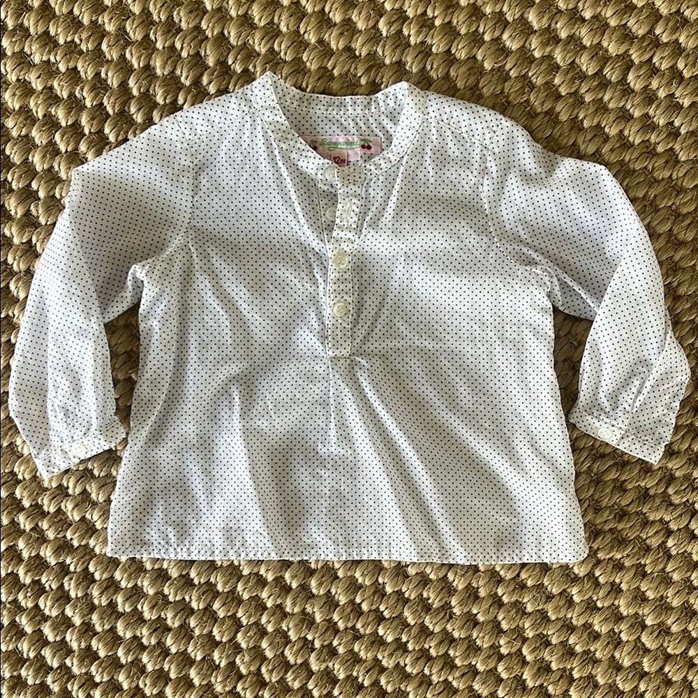 Bonpoint Polka Dot Tunic Top